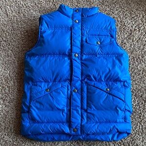 Kids Lands End Down Vest Large 14-16